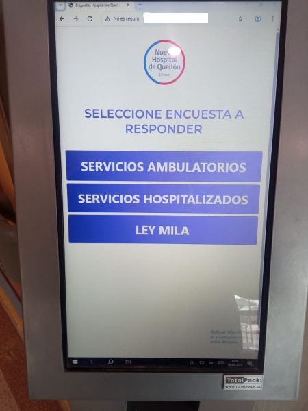 Plataforma encuestas - Hospital de Quellón